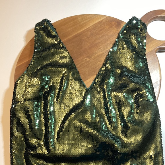 ASOS Green Sequin Tank (NWT) - Picture 4 of 6